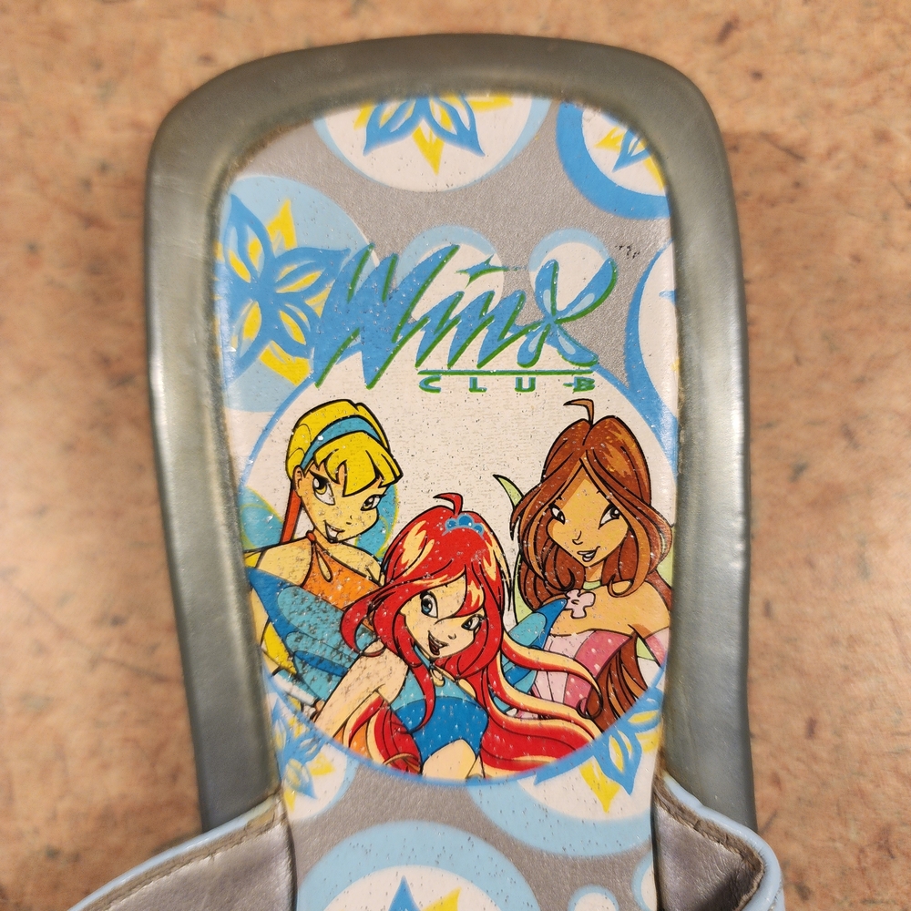 Mattel Winx Club Kids Sandals - Blue and Silver